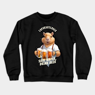 Capybartender Crewneck Sweatshirt